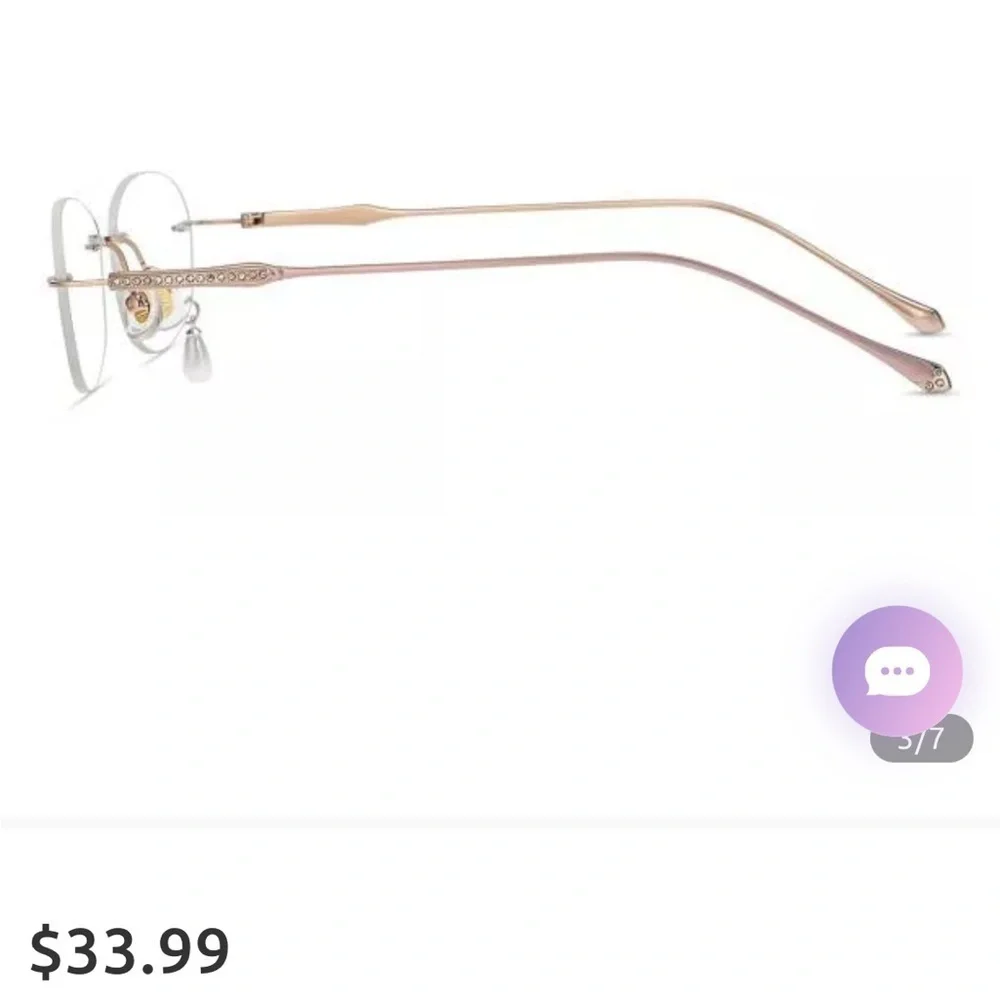 New glasses with charm and embellishments